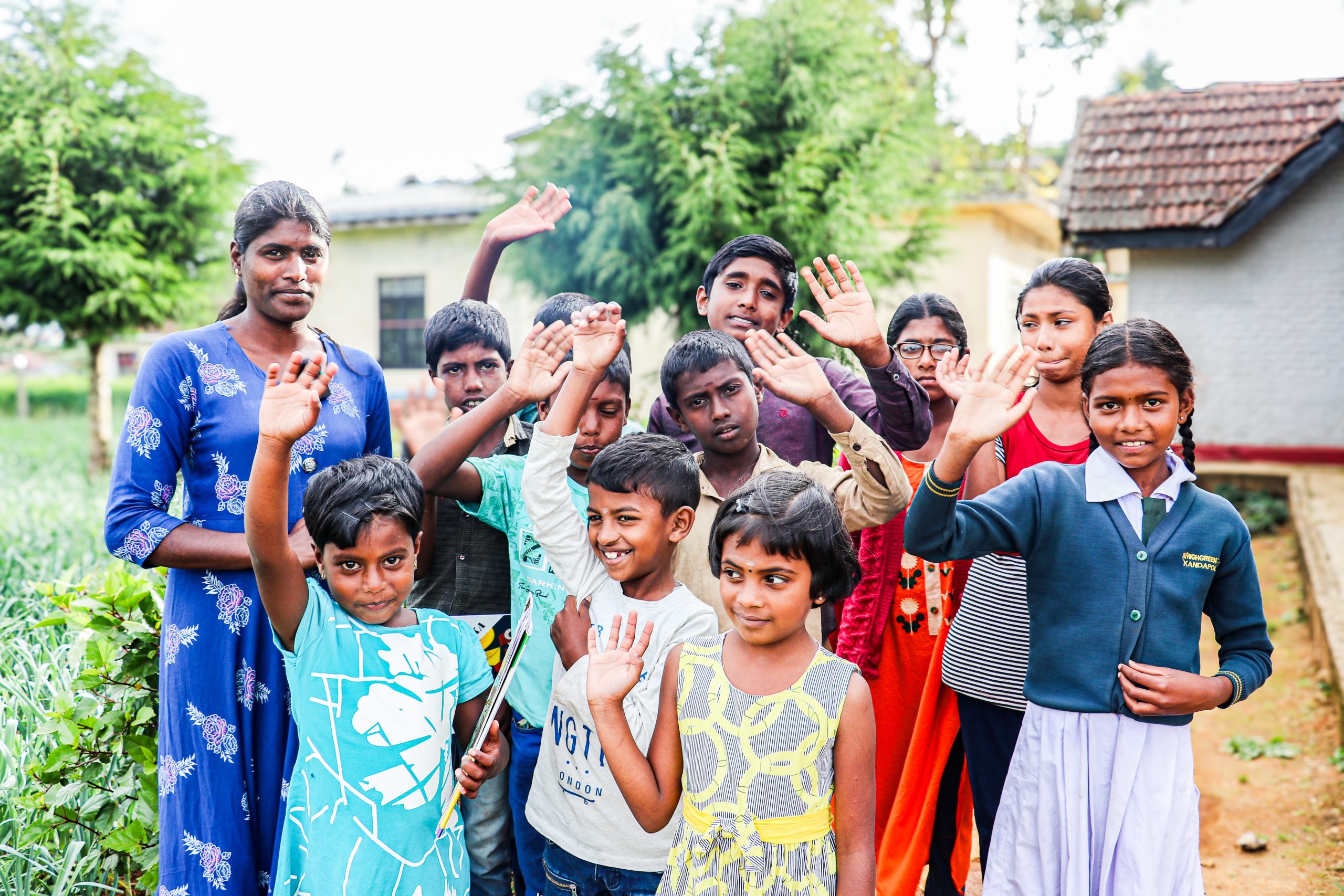 Children in Sri Lanka taking part in a Bible Society literacy programme
